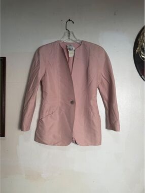 Valentino Boutique Pink Blazer Made in Italy Size 6